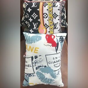 Boujie Bag Pillows -Medium Set of 2 (Choose Your Print)Please read description.